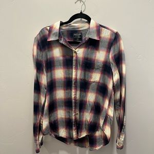 AMBERCROMBIE & FITCH COLORFUL FLANNEL